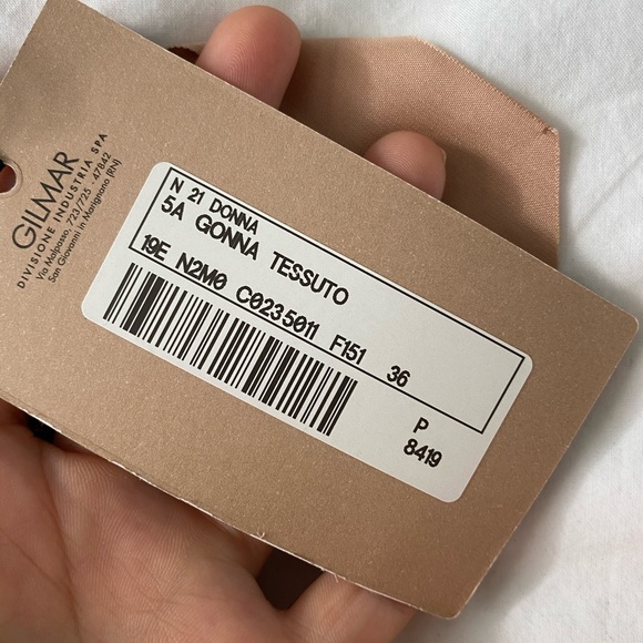 N 21 Pencil High waisted printed midi skirt - Picture 3 of 12